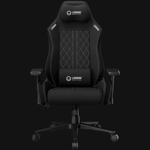 LORGAR Fotel Gamingowy Advanced CHA41, Czarno Biały