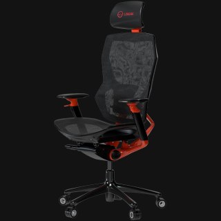 LORGAR Fotel Gamingowy Grace 855, Czarno Czerwony