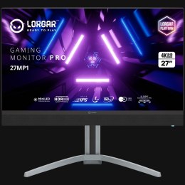 LORGAR 27MP1, UHD MiniLED Gaming Monitor Pro, 27'' (3840*2160) fast IPS flat monitor, black/milky grey