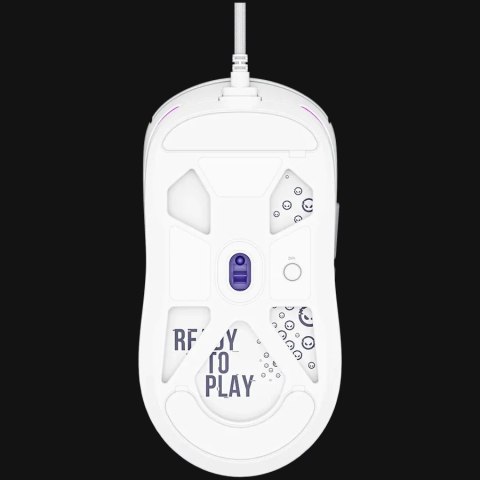 LORGAR Gaming Mouse MSA10R Advanced Wired PixArt 3311 White
