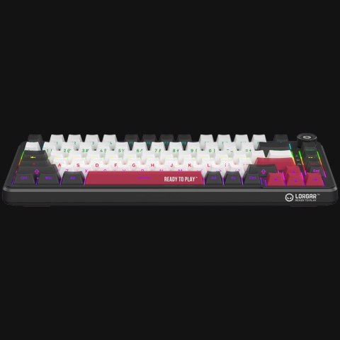 LORGAR Gaming Keyboard KBA4175 Advanced Wired 75% Black EN
