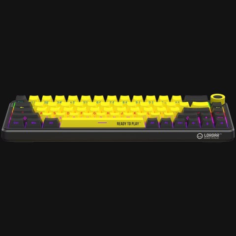 LORGAR Gaming Keyboard KBA41M Advanced Wired 65% Black EN