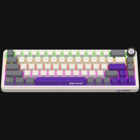 LORGAR Gaming Keyboard KBA41M Advanced Wired 65% Retro EN