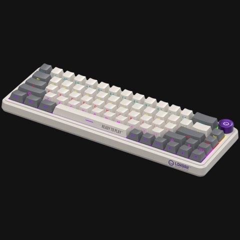 LORGAR Gaming Keyboard KBA41M Advanced Wired 65% Retro EN