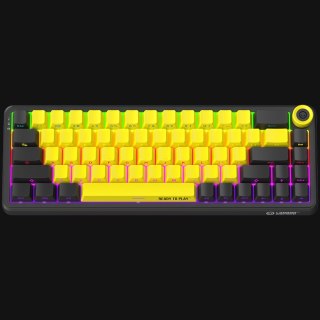 LORGAR Gaming Keyboard KBA41M Advanced Wired 65% Yellow EN