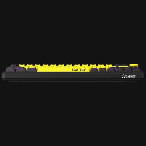 LORGAR Gaming Keyboard KBA41M Advanced Wired 65% Yellow EN