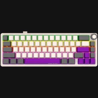 LORGAR KBP70MW, Wireless 65% Mechanical Gaming Keyboard Pro, Beige, EN layout