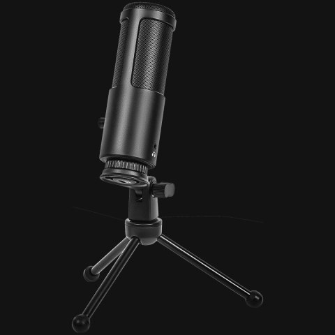LORGAR Mikrofon Gamingowy Voicer 521, USB, Czarny