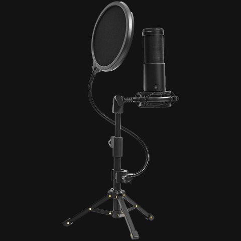 LORGAR Mikrofon Gamingowy Voicer 721, USB, Czarny