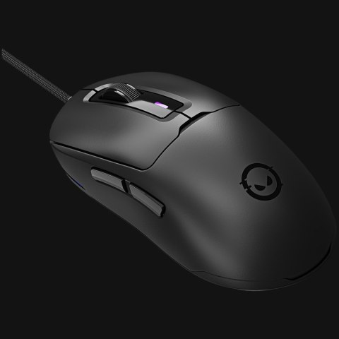 LORGAR Mysz Gamingowa MSA10, Ultralekka, Czarna