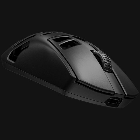 LORGAR Mysz Gamingowa MSE90W, Bezprzewodowa ze stopu magnezu,Czarna