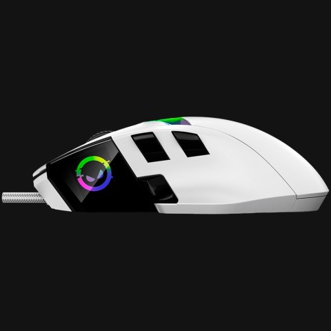 LORGAR Mysz Gamingowa Pro MSP80, 8000 Hz, Biała