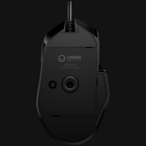 LORGAR Mysz Gamingowa Pro MSP80, 8000 Hz, Czarna
