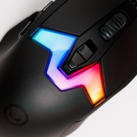 LORGAR Mysz Gamingowa Pro MSP80, 8000 Hz, Czarna