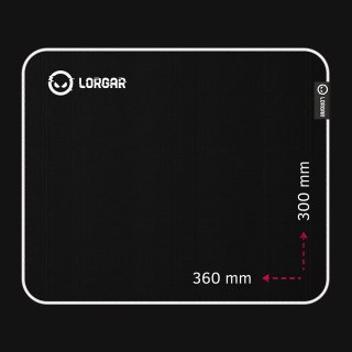 LORGAR Podkładka Gamingowa Legacer 753, Czarny/Fioletowy