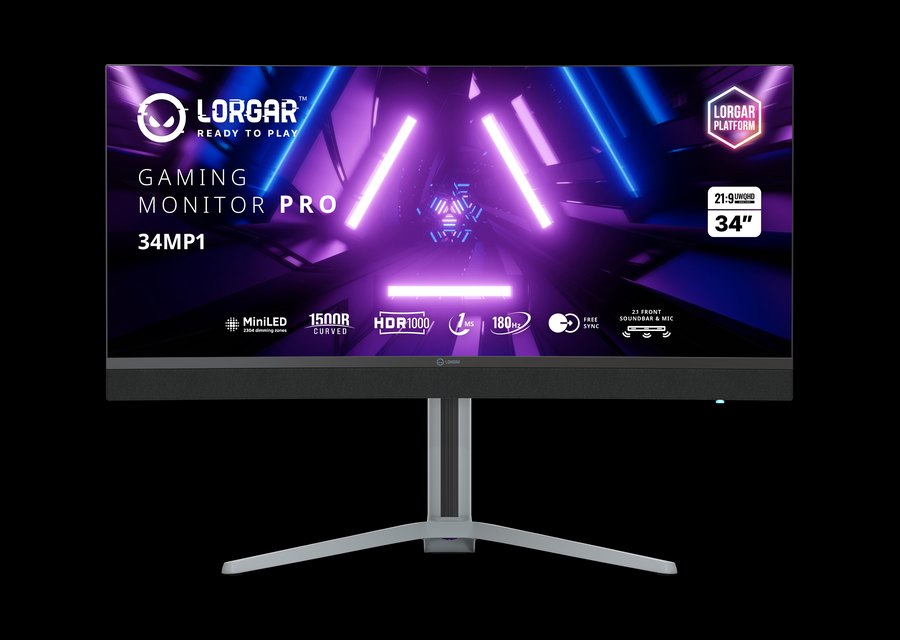 Zakrzywiony monitor gamingowy LORGAR 34MP1 Pro